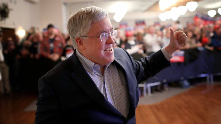 Republican U.S. Senate candidate Patrick Morrisey arrives at a campaign event October 22, 2018 in Inwood, West Virginia.