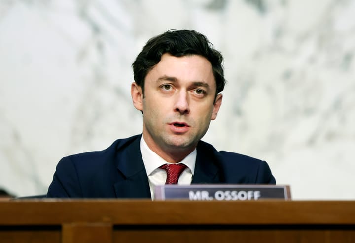 Ossoff to Intro Bill to Ban Members of Congress and Their Spouses From Trading Stocks
