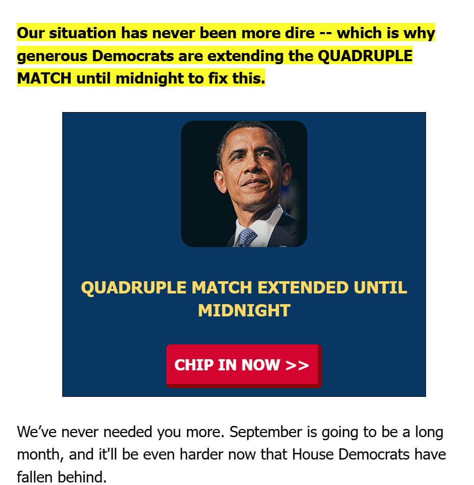 The Democrats Won’t Stop Spamming