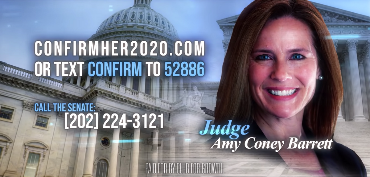 Billionaire Oligarchs and Anonymous Megadonors Behind Amy Coney Barrett Ads