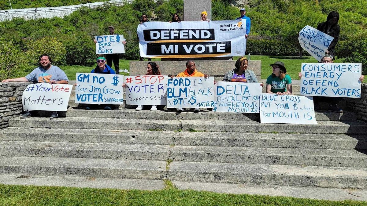 Protesters Target Michigan Businesses Over Voter Suppression