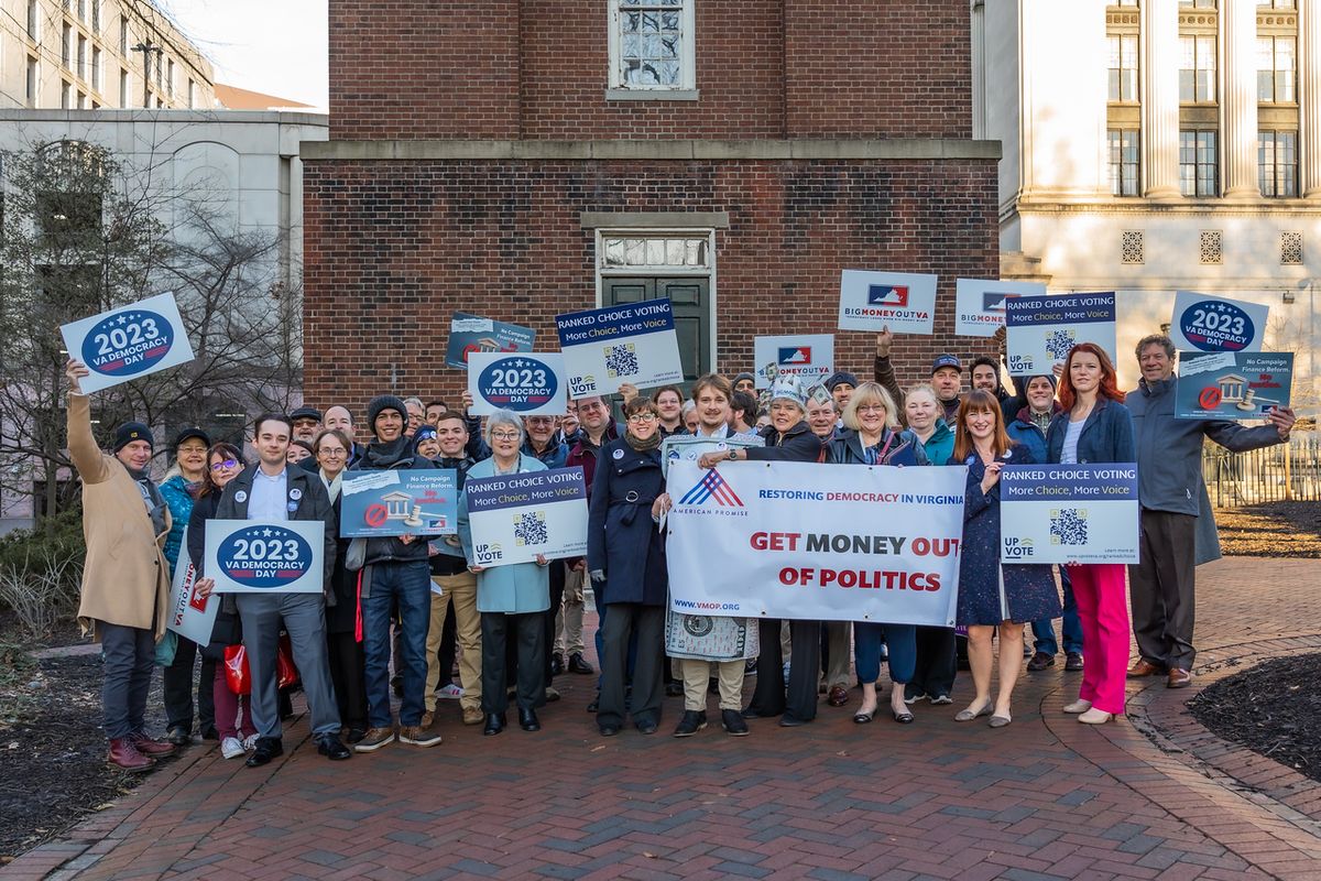 Virginia Pro-Democracy Groups Rally for Reforms Amid Record Campaign Cash