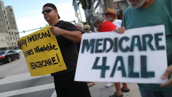A Medicare for All rally, held on on July 24, 2017 in Fort Lauderdale, Florida
